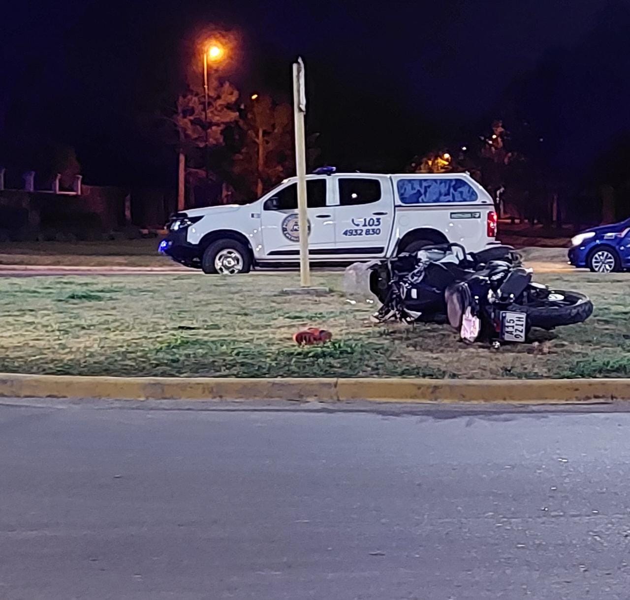 Motociclista murió está mañana sobre Avenida Fuerza Aérea 